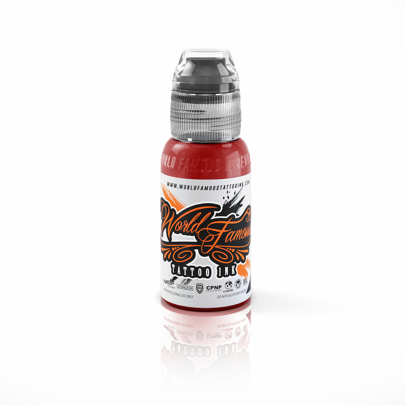 رنگ تاتو ورد فیمس MasterMike red حجم 15ml